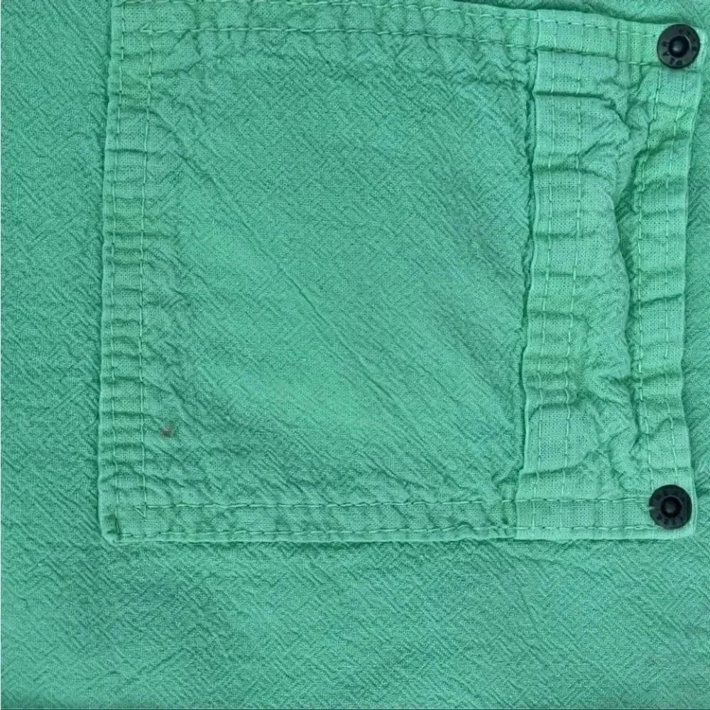 Honey Komb Vintage Kelly Lime Green Perma Shrunk Ezze Wear Cotton S/P - Picture 6 of 12